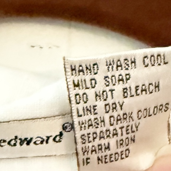 Edward Irish Linen Button Up Blouse Size Large - Picture 8 of 12